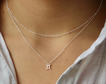 Sterling Silver Necklace, Zodiac Necklace, Zodiac Symbol Charm Necklace, Star Sign Necklace, Layering Necklace