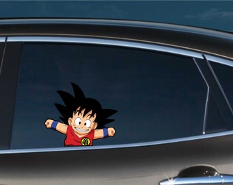 Dragon Ball Transparent Car Back Rear Window Decal Vinyl Sticker Saiyan Manga
