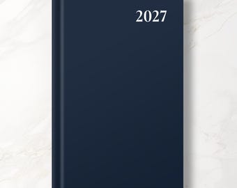 2027 Planner Dated  | Daily Weekly Monthly Life Goal Diary | Paper Diary Journal Agenda Book (Diary for Him | Diary for Her)