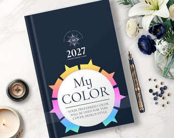 2027 Writer Planner Dated | Novelist Author Organizer | Paper Daily Schedule & Story Outline Journal
