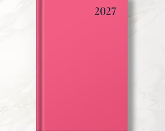 2027 Planner Dated  | Daily Weekly Monthly Life Goal Diary | Paper Diary Journal Agenda Book (Diary for Him | Diary for Her)