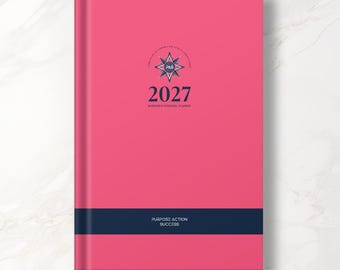 2026 2027 Academic Planner Dated | Paper Weekly Agenda & Monthly Diary | Teacher + Hobby Business Spiral Life Organizer