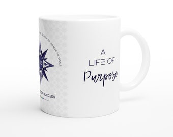 Mug | Coffee Mug | Purpose Mug | Success Mug | Mug Gift | PAS Mug | PAS > Purpose Action Success – Navy Blue Mug