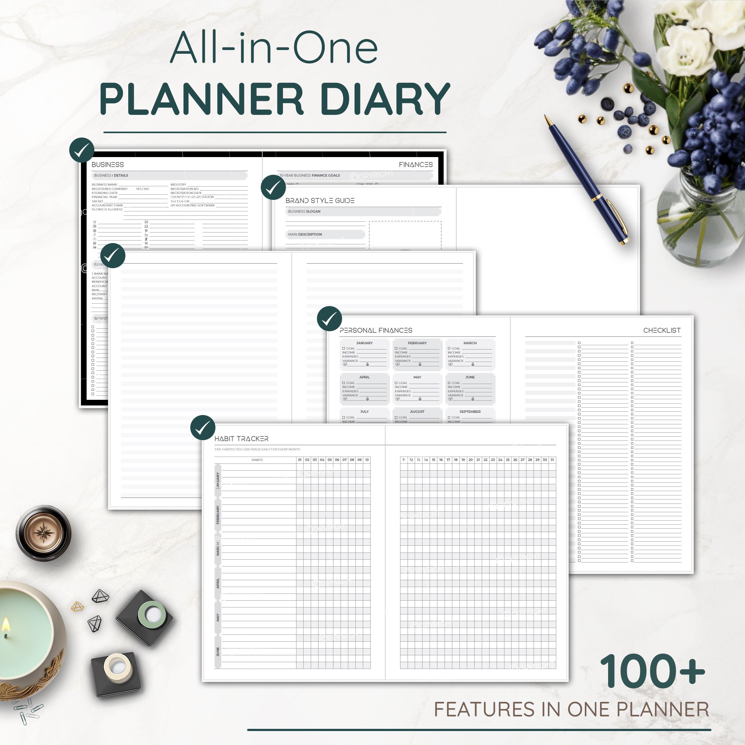 2026 Writer's Planner: Author Diary, Project Tracker, Business Tools - Etsy