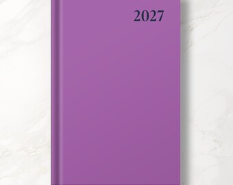 2027 Planner Dated  | Daily Weekly Monthly Life Goal Diary | Paper Diary Journal Agenda Book (Diary for Him | Diary for Her)