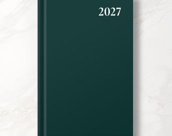 2027 Planner Dated  | Daily Weekly Monthly Life Goal Diary | Paper Diary Journal Agenda Book (Diary for Him | Diary for Her)