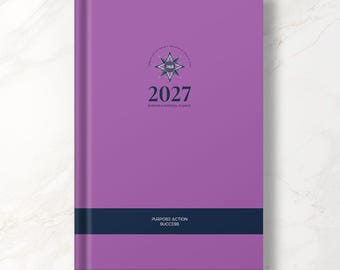 2027 Planner Dated Hardcover | Daily Weekly Monthly Life Organizer | Spiral Paper Diary Journal Agenda Book
