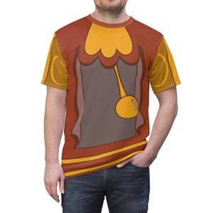 Cogsworth Shirt, Beauty and the Beast Costume, Cogsworth Costume, Beauty Beast Shirt, Men Disney Shirt, Disneyland Shirt, Disney World Shirt