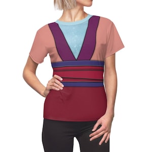 Mulan Women Shirt, Mulan Costume, Mulan Cosplay, Disney Shirts for Women, Disney Princess Shirt, Disney Costume, Disney Cosplay, Run Disney