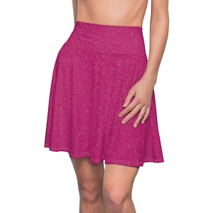 Disney Sleeping Beauty Skirt, Aurora Pink Skater Skirt, Disney Princess Cosplay, Princess Aurora Pink Cosplay Costume, Magic Kingdom Costume