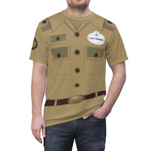 Kilimanjaro Safaris Shirt, Disney Cast Member Costume, Unisex Animal Kingdom Cosplay, Disney World Theme Parks Outfit, Disney Family Shirts