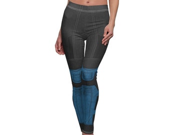 Leggings de Bo-Katan Kryze, atuendos inspirados en la temporada 2 de The Mandalorian, leggings de The Mandalorian, Death Watch, Clan Kryze, leggings de disfraces de Disney