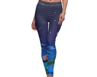 Disney Rides Costume, Fantasyland Pattern Leggings, Magic Kingdom Costume, DisneyWorld Costume, Disneyland Leggings, Captain Hook, Peter Pan