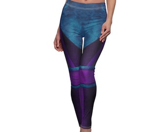 Mal Descendants 3 Leggings, Descendants 3 Costume, Mal Leggings, Mal Costume, Disney Leggings, Disney Running Costumes, Run Disney Leggings