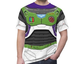 Koszulka Buzz Lightyear, kostium Disney Lightyear, cosplay animacji Pixara, stroje inspirowane Waltem Disneyem, kostium Space Ranger, koszulka Star Command