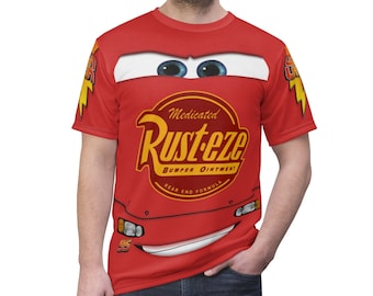 Disney Cars Costume, Lightning McQueen Shirts, Disney Shirts, Mens Disney Shirt, Disney World Shirts, Run Disney Shirts, Best Friend Shirts
