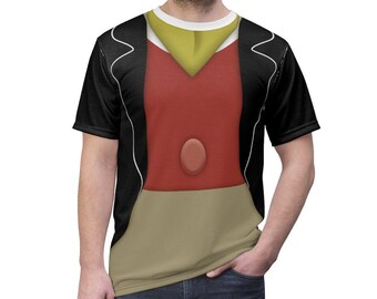Jiminy Cricket Shirt, Pinocchio Costume, Disney Shirt, Mens Disney Shirt, Animal Kingdom, Disneyland Shirts, Disney World Shirts, Run Disney