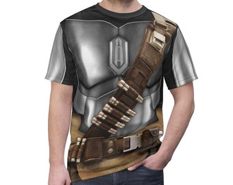 Steel Mandalorian Armor Shirt, Star Wars Costume, Mandalorian Costume, Star Wars Shirt, Star Wars Running Shirt, Bounty Hunter, Beskar Steel