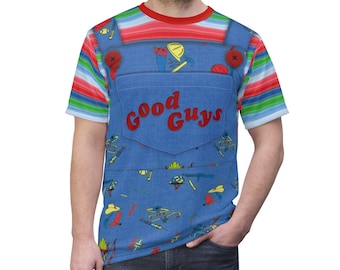Adult Horror Rainbow Striped T Shirt Long Sleeve Shirt