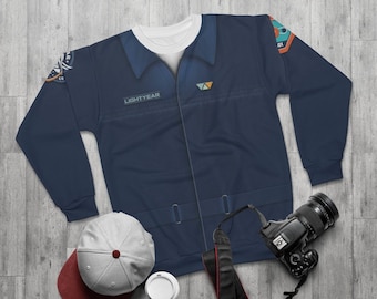 Camiseta azul de manga larga del uniforme de Buzz Lightyear, disfraz de las películas de Lightyear, cosplay de Pixar Animation, atuendos de Walt Disney, sudadera de Disneyland