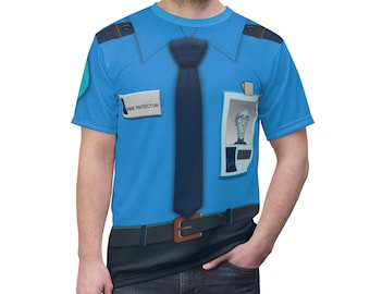 Wreck It Ralph-kostym, överspänningsskyddsskjorta, Wreck It Ralph-skjorta, överspänningsskyddskostym, Ralph bryter internet, Disney-skjortor för män