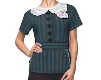 Haunted Mansion Maid Women&#39;s Shirt, Haunted Mansion Costume, Maid Costume, Disney Shirts for Women, Disney Halloween Costume, Disney Costume