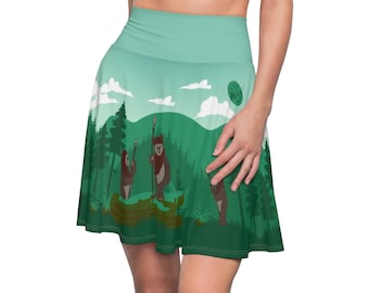 Star Wars Costume, Endor Pattern Skirt, Star Wars Skirt Women, Forest Moon of Endor Costume, Star Wars Running Costume, Gorax Star Wars