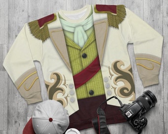 Frozen Costume, Prince Hans Long Sleeve Sweatshirt, Frozen Sweatshirt, Disney Christmas Sweatshirt, Disneyland Sweatshirt, Disney Prince