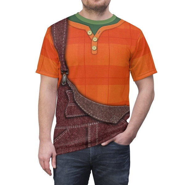 Ralph Shirt, Wreck-It Ralph Costume, Ralph Breaks the Internet Inspired Outfits, Mens Disney Shirt, Disneyland Shirt, Disney Costume Shirt