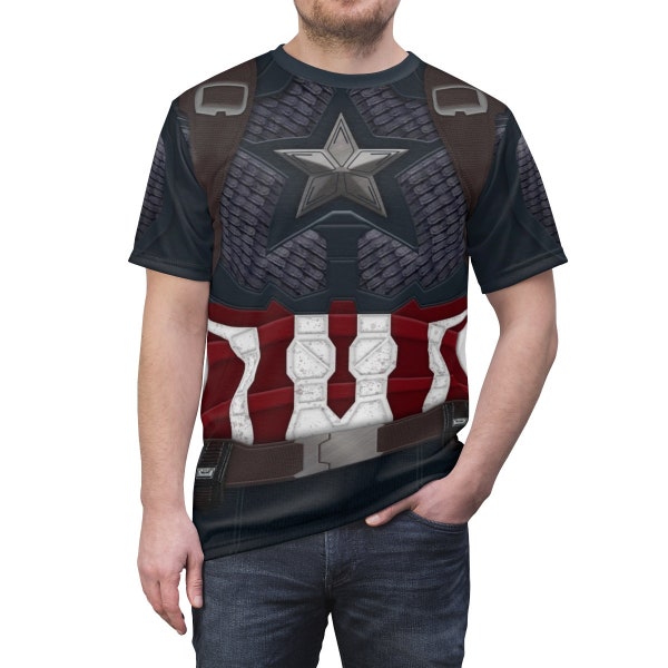 Captain America Shirt, Avengers Costume, Avengers Endgame Shirt, Captain America Costume, Captain America Cosplay, Comic Con, Marvel Shirts