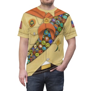 Russell Shirt, Up Costume, Russell Costume, Disney World Shirts, Disneyland Shirts, Family Shirts, Boy Scout, Pixar Up Costume, Run Disney