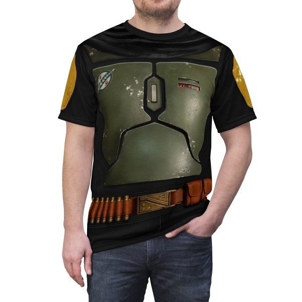 Boba Fett Re-Armored Shirt, The Mandalorian Armor Costume, The Book of Boba Fett Cosplay, Star Wars Outfit, Disney Plus TV Series Apparel