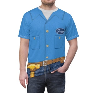 Wreck-It Ralph Costume, Felix Shirt, Felix Costume, Disney Shirt, Disney Shirt for Men, Disney Couple Shirt, Disneyland Shirts, Fix-It Felix