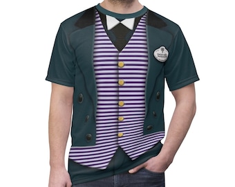 Haunted Mansion Butler Shirts, Haunted Mansion Costume, Disney Haunted Mansion, Disney Halloween Shirts, Magic Kingdom Shirts, Disney Shirt