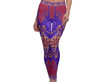 Magic Carpet Flight Aladdin Disney Inspired Mid Waist Sport Leggings Full Length Magic Carpet Flight Aladdin Disney Inspired Mid Waist Sport Leggings Full Length