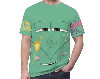 Disney Cars Shirts, Fillmore Tee, Pixar Cosplay, Disney Animation Outfits, Disney World Family Costume, T-Shirt for Adult Unisex, Cars Logo