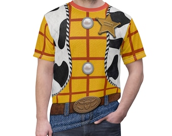 Woody Shirt, Toy Story Shirt, Disney Shirts, Mens Disney Shirt, Disney Shirts for Men, Disney Costume, Disney Cosplay, Toy Story Birthday