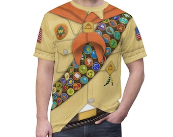 Russell Shirt, Up Costume, Russell Costume, Disney World Shirts, Disneyland Shirts, Family Shirts, Boy Scout, Pixar Up Costume, Run Disney