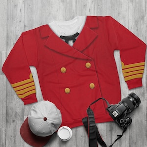 Koszulka z długim rękawem Kapitan Minnie, kostium Kapitana Cruise Line, Cosplay Myszki Minervy, stroje do biegania na imprezy Disneya, park rozrywki Vacation