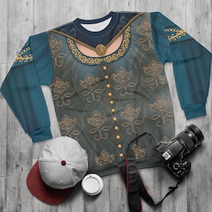 Koszula z długim rękawem księżniczki Susan Pevensie, Opowieści z Narnii, Cosplay na imprezę Halloween, Pomysł na modę na wydarzenie runDisney