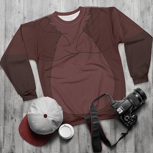 Koszula z długim rękawem Tug, kostium Brother Bear, Animal Kingdom Family Cosplay, strój Lidera Niedźwiedzi, pomysł na modę na wydarzenie runDisney