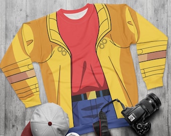 Jubilee Long Sleeve Shirt, Mutant Human Costume, Jubilation Lee Cosplay, Comic-Con Outfit, Halloween Apparel, Fashion for runDisney