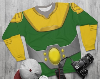 Camisa de manga larga de Doc Ock, disfraz de Spidey y sus increíbles amigos, trajes de series animadas, cosplay de Doctor Octopus, sudadera de dibujos animados