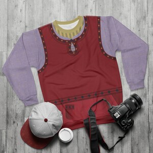 Koszula z długim rękawem Dahlia, kostium Wish 2023, Baker of Rosas, animacja inspirowana postaciami Cosplay, świąteczny sweter, bluza z okrągłym dekoltem