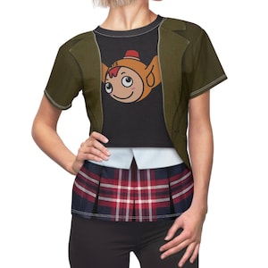 Margo Inspired Women's Shirt, Despicable Character Costume, Gru Family Cosplay, Running Outfit, Halloween Apparel, Costumes Gift for Her