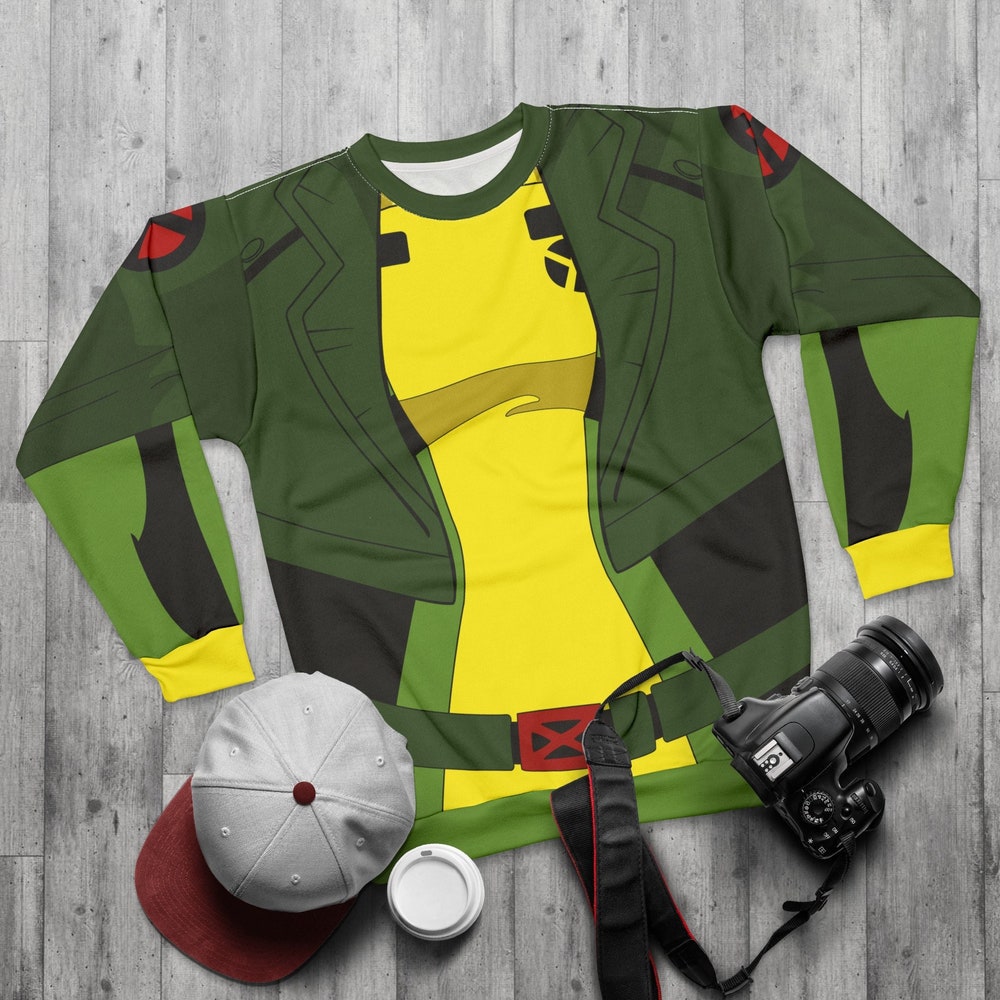 Rogue X-Men '97 Long Sleeves Shirt, Marvel Comics Costume, Xmen Cosplay, Disney Series Outfits, Superhero Mutant, Family And Friend Gifts Trendy Fashion
