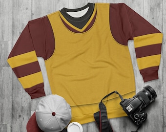 Camiseta de manga larga de hockey sobre hielo Riley, disfraz inspirado en "Intensamente", cosplay de la película Emotion, sudadera con personajes de Pixar, ropa de Disney