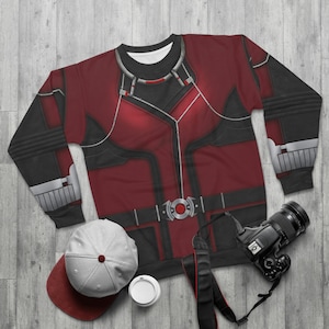 Janet Van Dyne Langarmshirt, Ameisenmann und Wasp-Kostüm, MCU-inspiriertes Outfit, Avengers Gelände Cosplay, Comic Con, Unisex-Sweatshirt