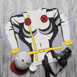 Koszula z długim rękawem Storm, Mutants Human Costume, Ororo Munroe Cosplay, Strój Comic-Con, Odzież na wydarzenie Halloween, Idea Fashion dla runDisney