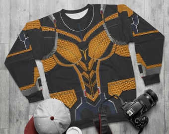 Camisa de manga larga de Hope Van Dyne, disfraz de Ant-Man y la Avispa en Quantumania, cosplay de la Comic Con, atuendo de Avengers Campus, sudadera unisex del MCU